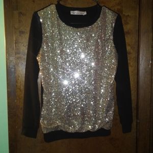 Sequin sweater